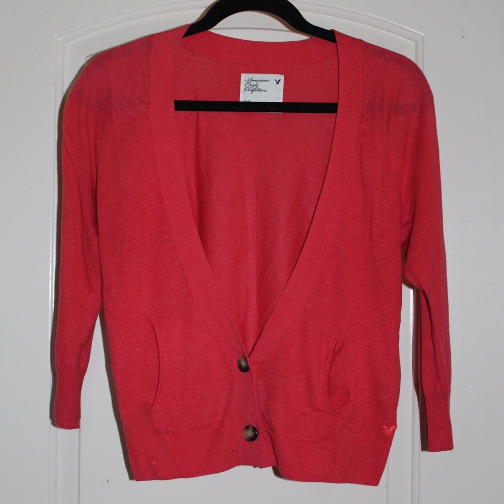 Reddish/Orange cardigan